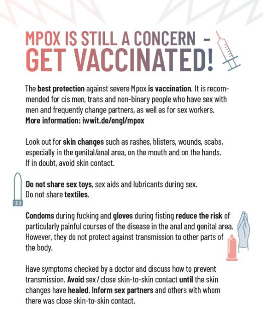 Mpox is still relevant - get vaccinated! (english)