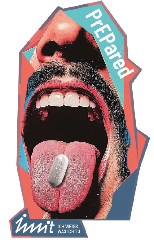 PrEPared - „Mouth“ motif (sticker)